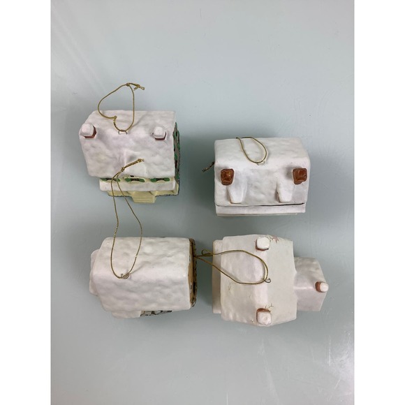 Vintage Reed & Barton Yarmouth Maine ornaments Houses lot of 4 * - Picture 7 of 12